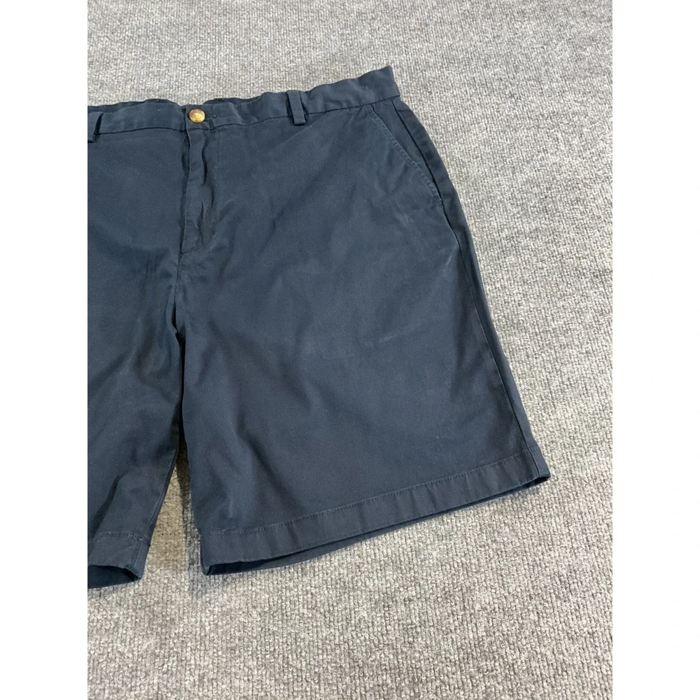 Vineyard Vines Men's Chino Shorts Size 40 Navy Blue Flat Front Casual Preppy Gol